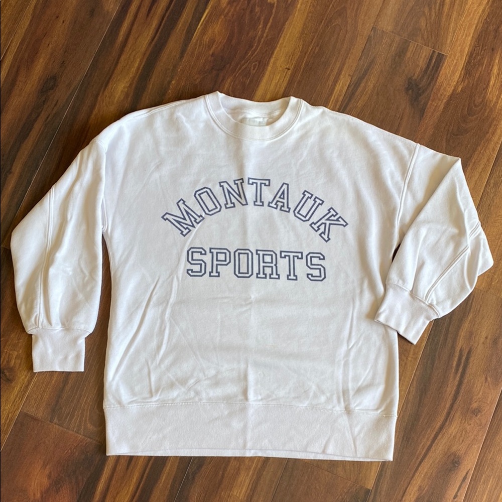 A&F Montauk Sports Soft Slim Fit Crewneck Sweatshirt